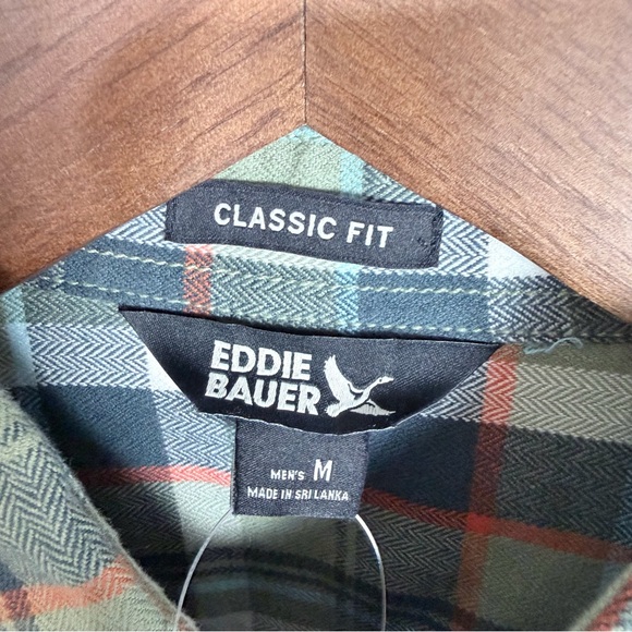 Eddie Bauer Multicolor Plaid Casual Shirt NWT - Picture 8 of 13